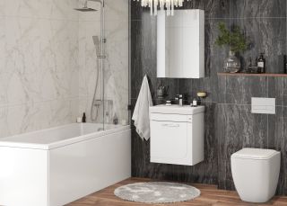 Шкаф-зеркало Onika Венеция 205014 50см белый